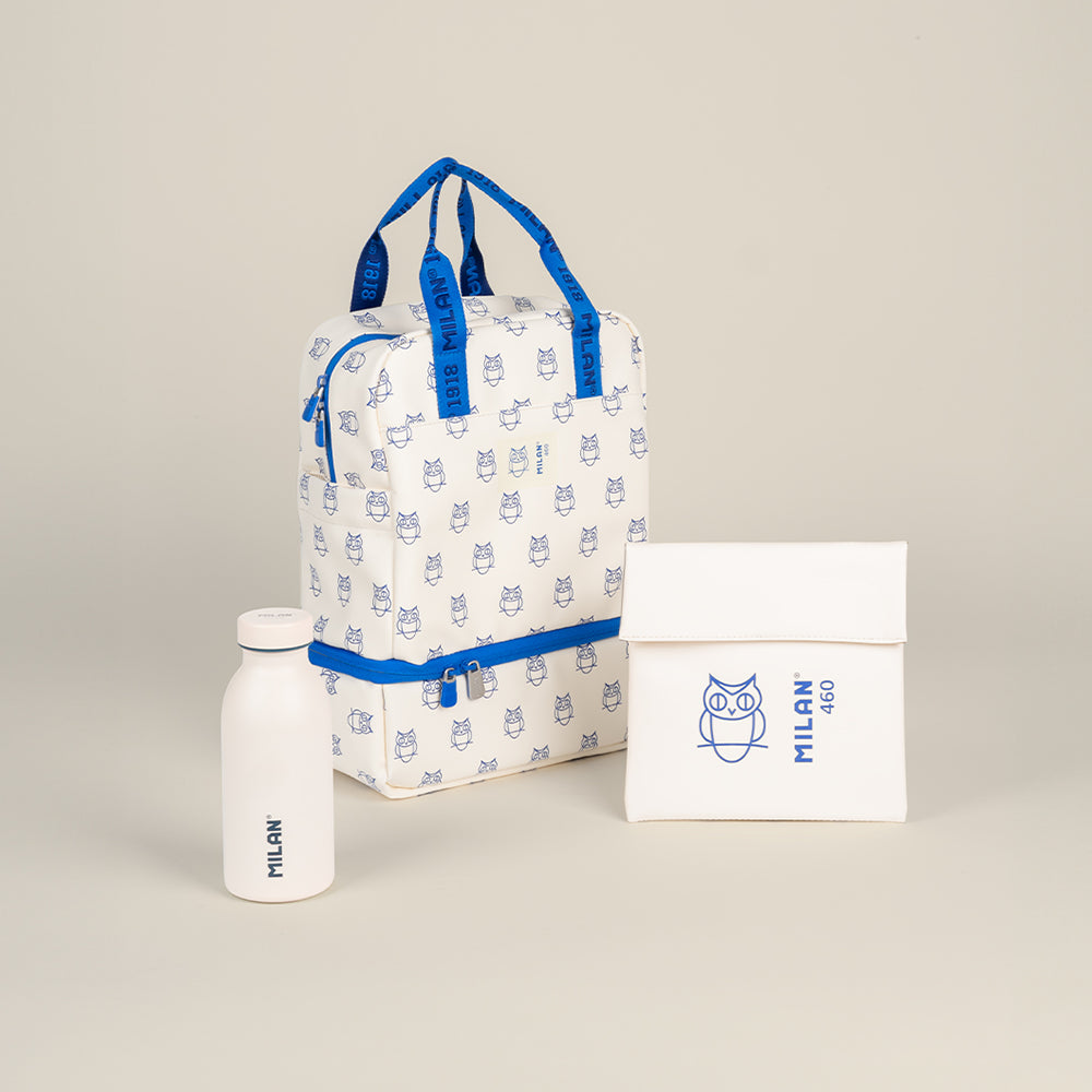 Pack ESCOLAR 460 since 1918: motxilla infantil + ampolla + sobre isotèrmic