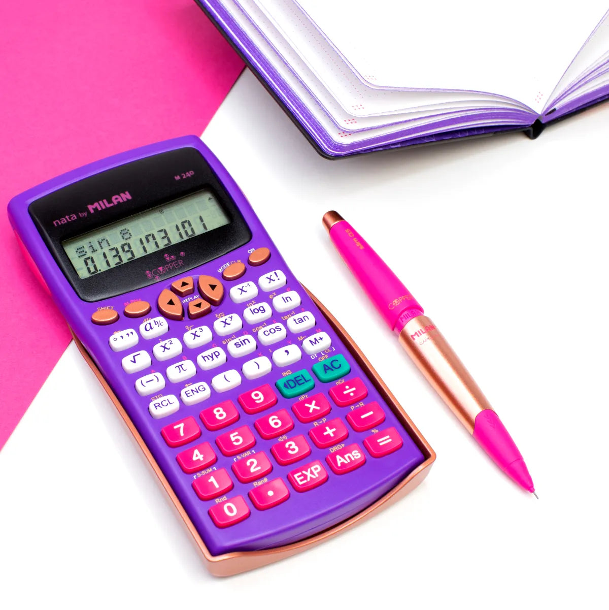Calculadora científica M240, Copper