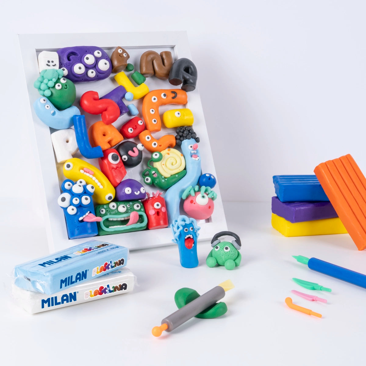 Barra 150 g plastilina color lila