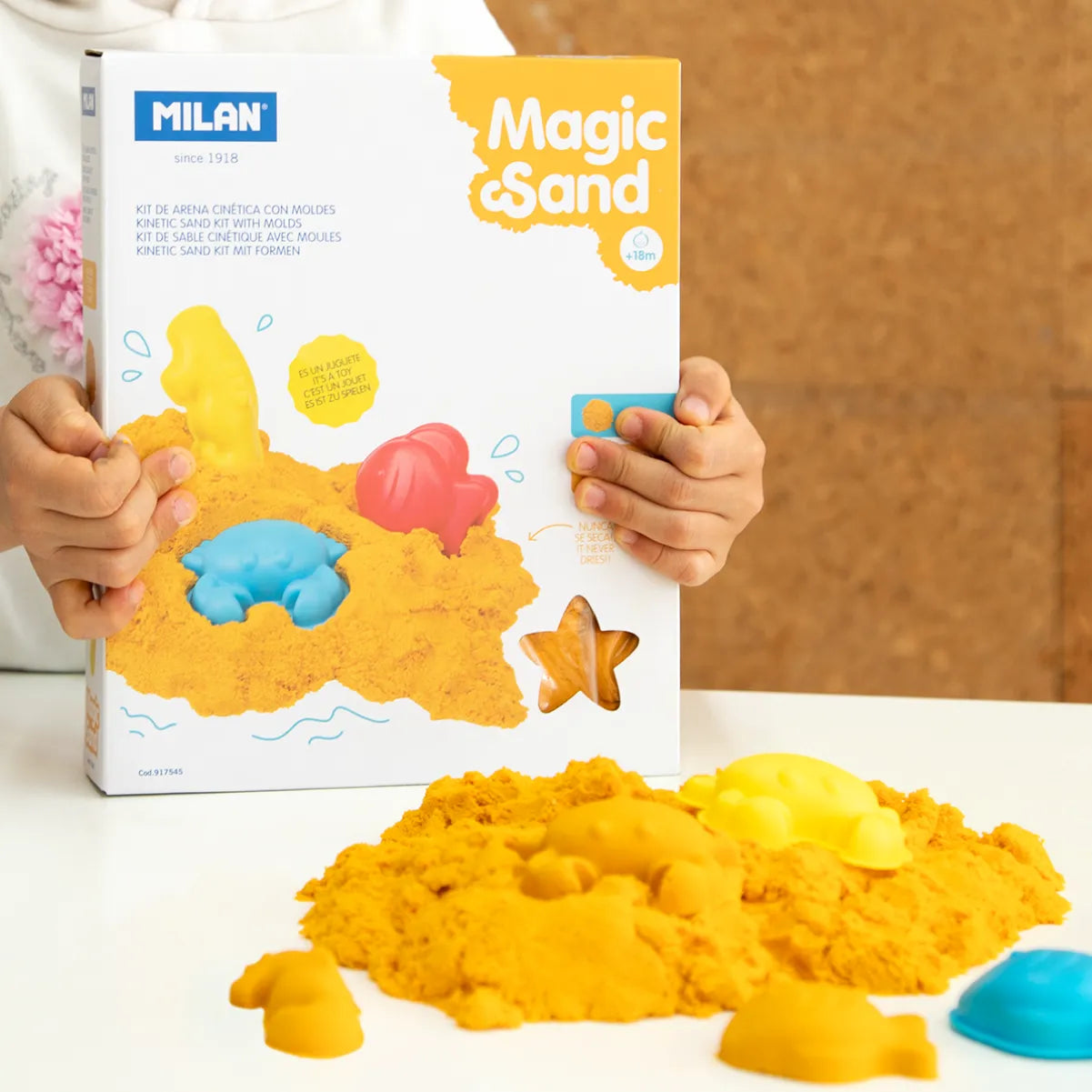 Kit de sorra cinètica 'magic sand' amb motllos