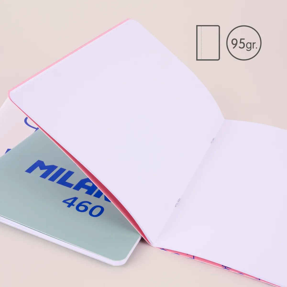 Libreta A5 grapada, 24 hojas blancas de 95 gr/m², 460 since 1918