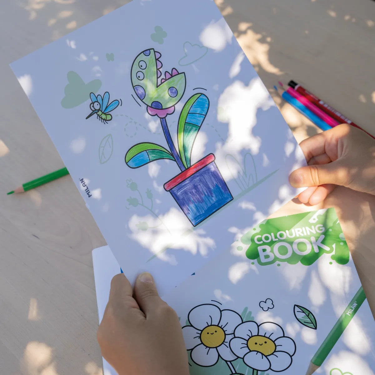 Cuaderno para colorear 'Green & grow'