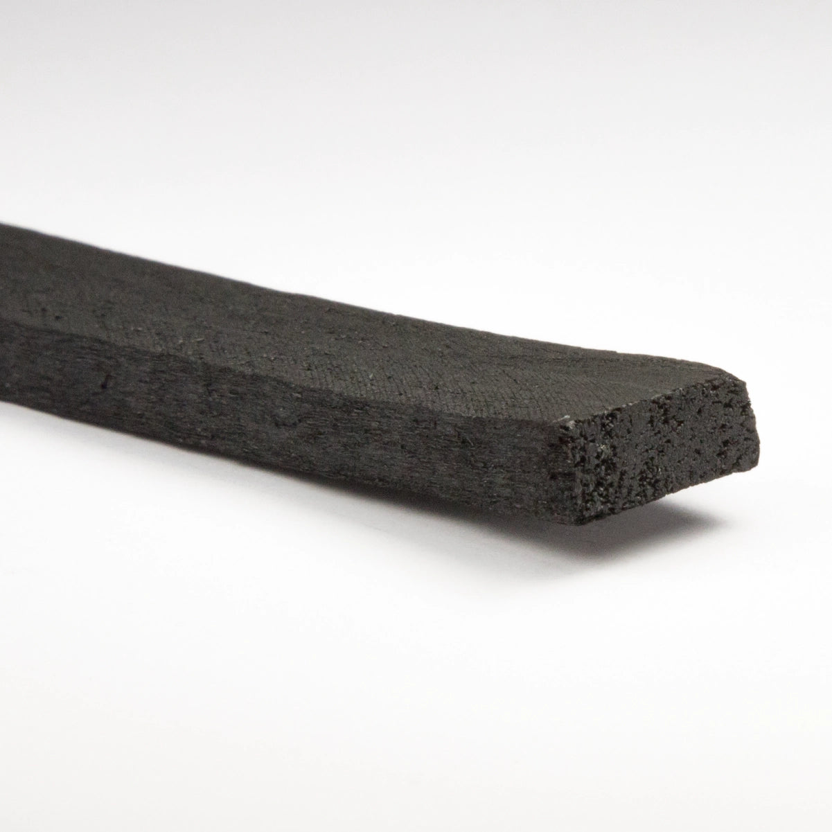 4 barretes de carbonet natural rectangular 15 x 7 mm