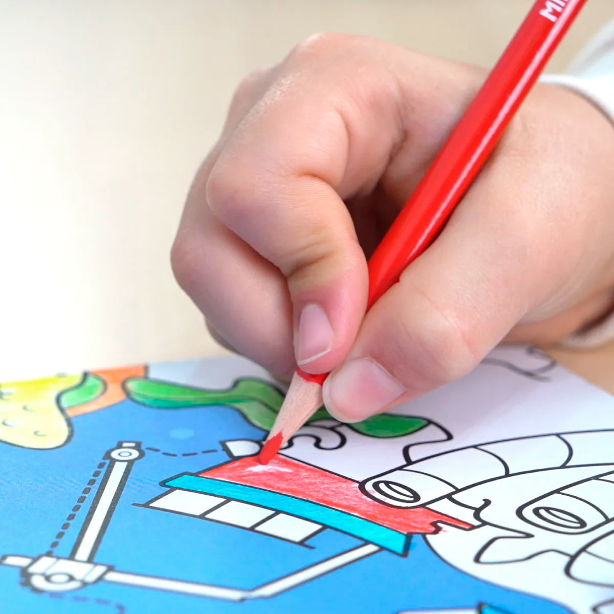 Cuaderno con adhesivos para colorear 'Blue odissey'