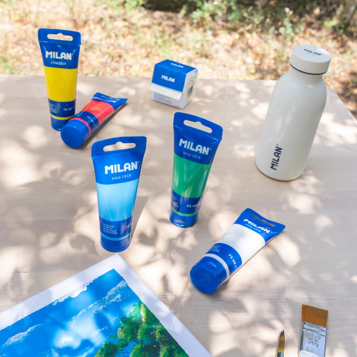 Pintura acrílica blau cyan Caribbean Blue (75 ml)