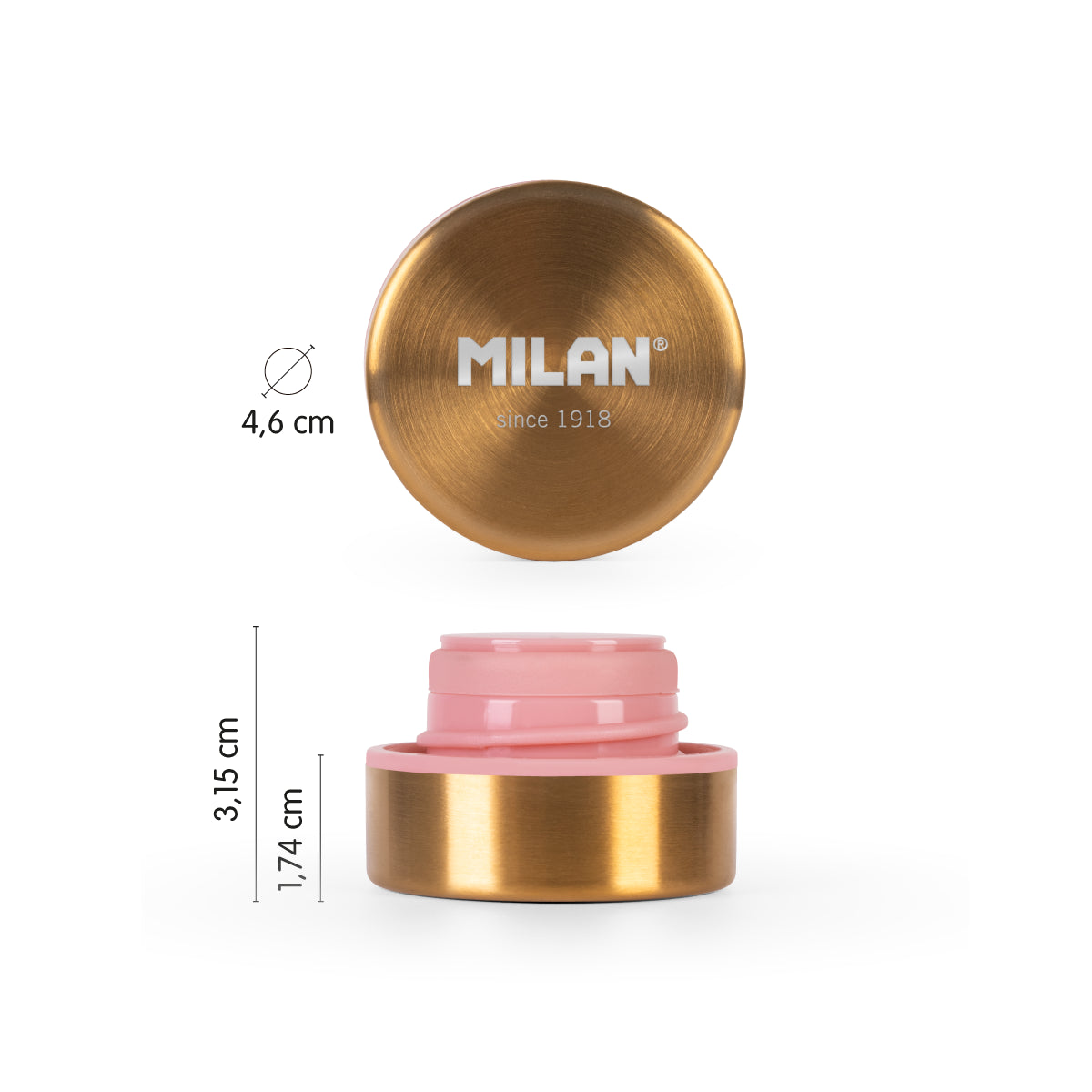 Tapón para botella isotérmica MILAN Lava, rosa