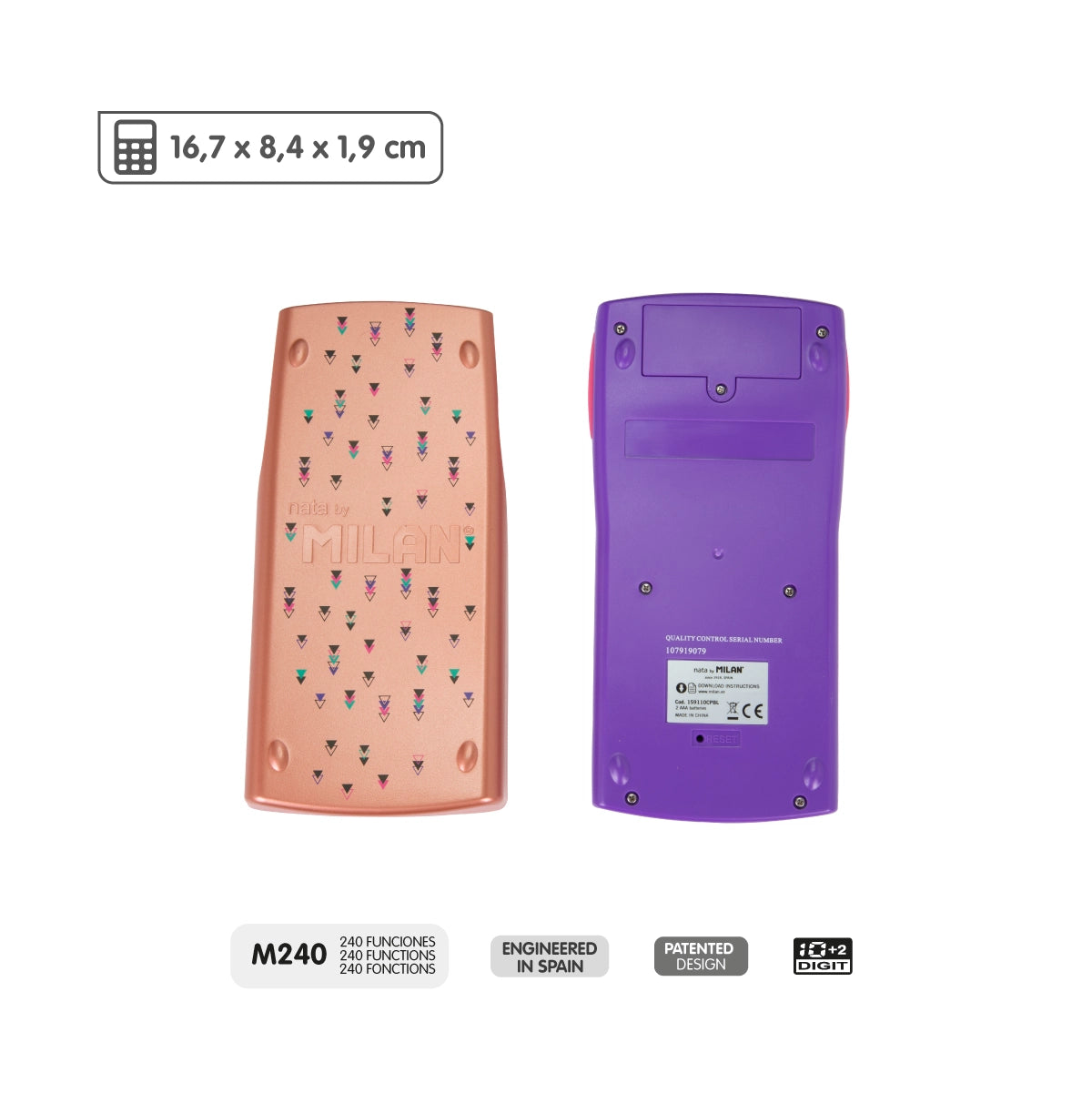 Calculadora científica M240, Copper