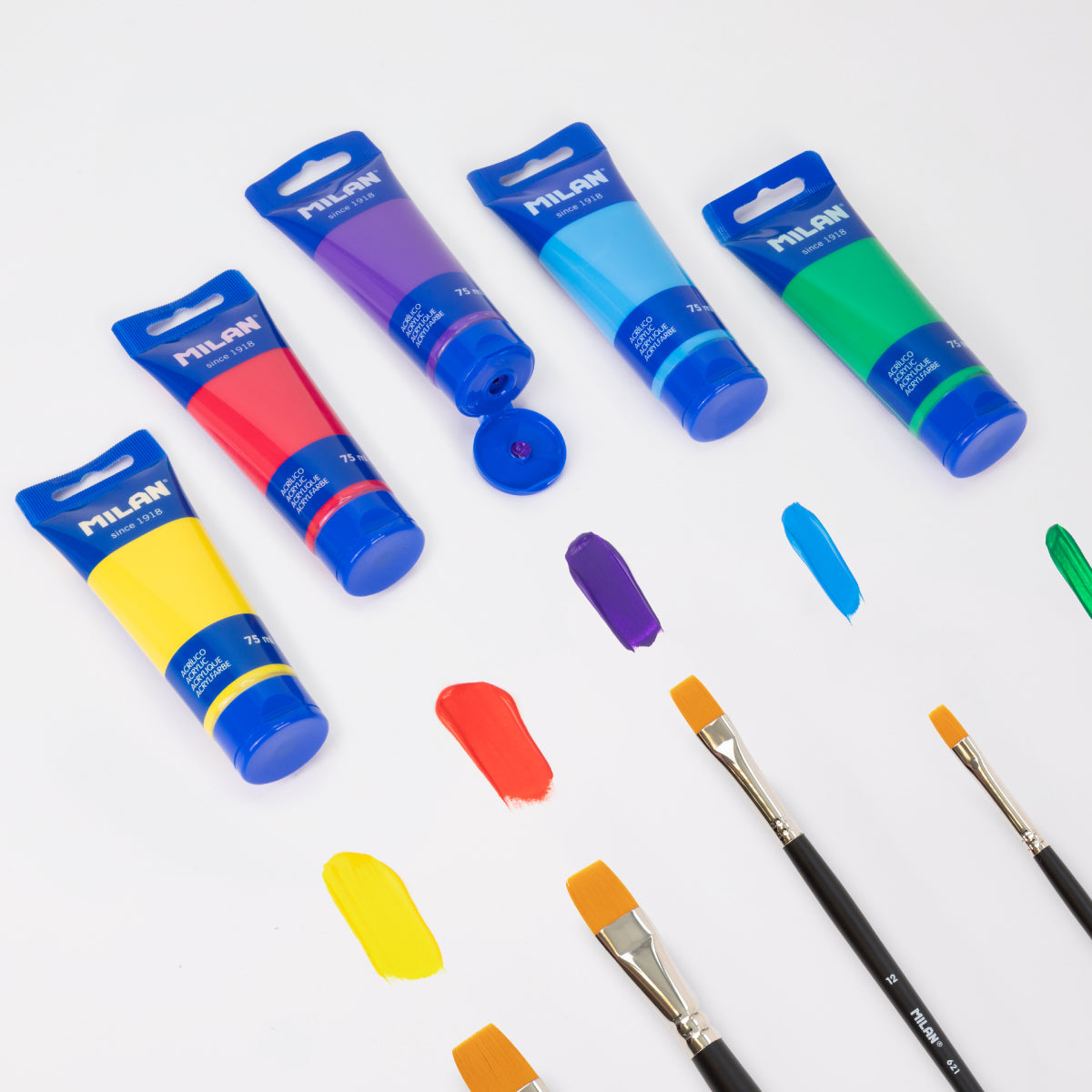 Pintura acrílica carmí Coral Red (75 ml)