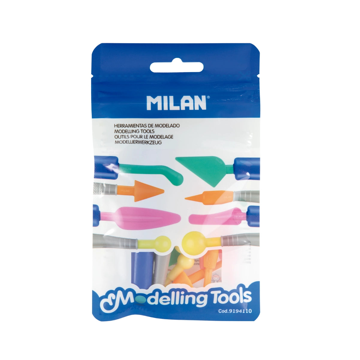 Herramientas para modelar (2 mangos y 8 puntas