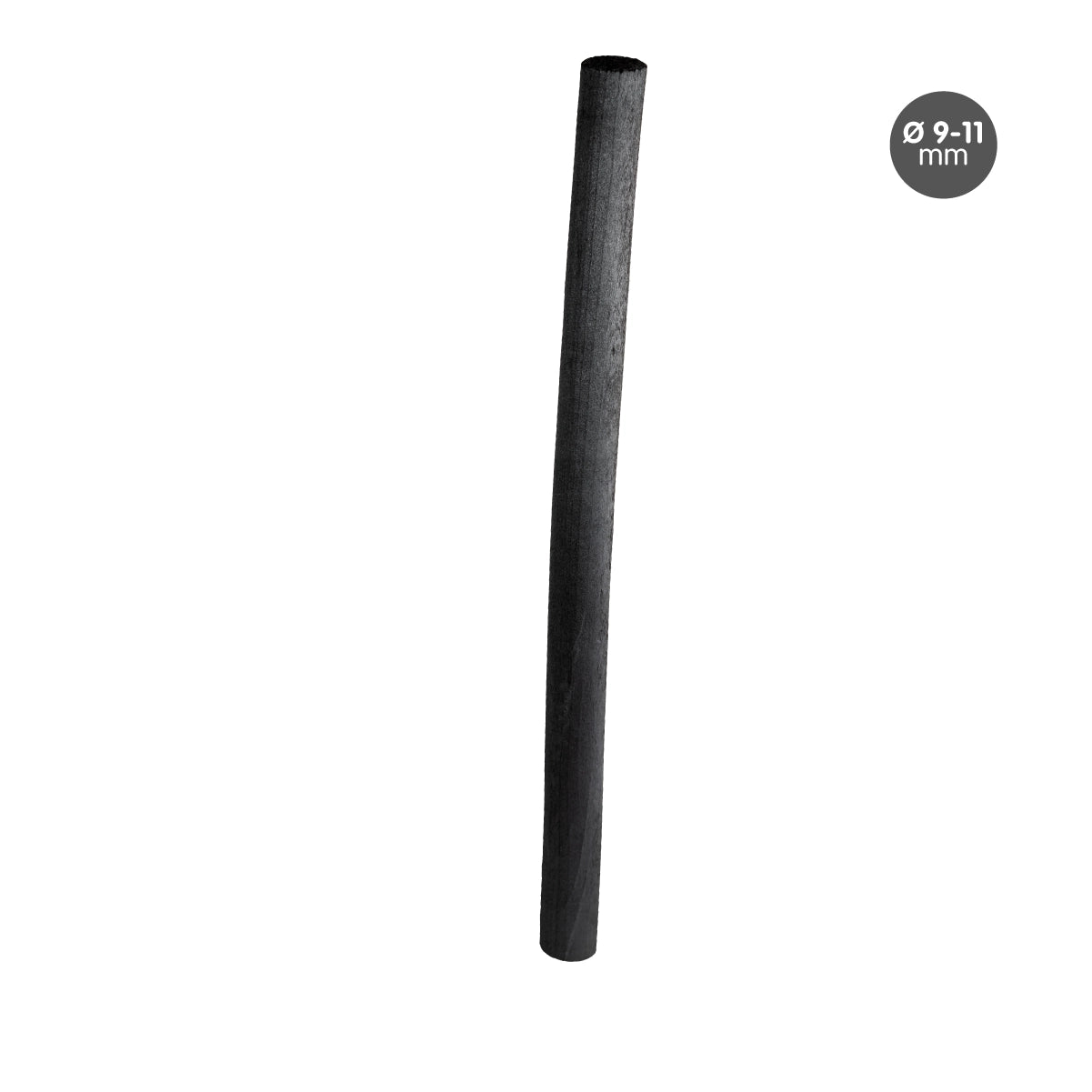 30 barritas de carboncillo natural cilíndrico Ø 9-11 mm