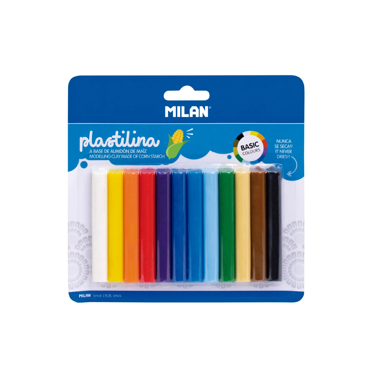 Plastilina de 12 colors (140 g)