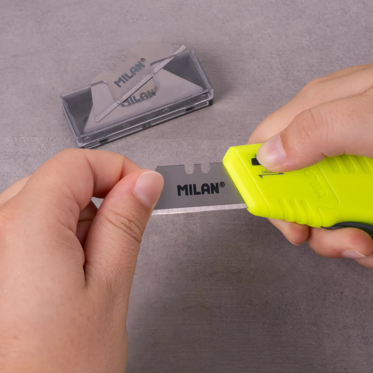 10 hojas metálicas de recambio cúter COMPACT Acid