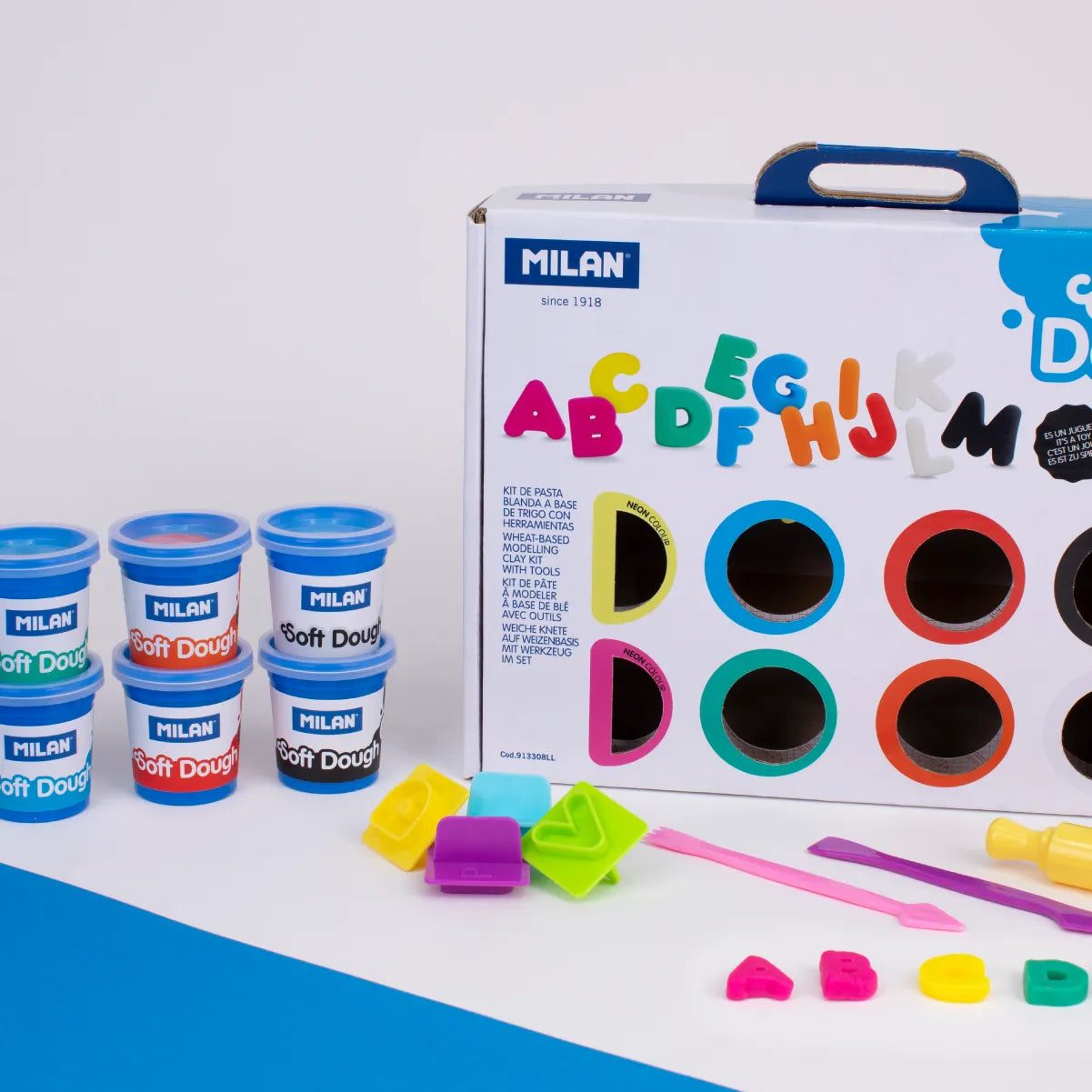 Kit Soft Doug de pasta tova amb eines 'Abecedari'