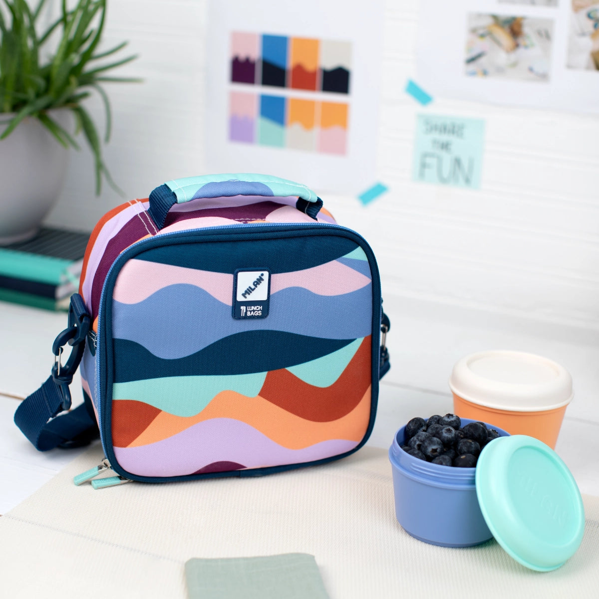Bolsa isotérmica porta alimentos de 3,5 L con 3 recipientes, The Fun
