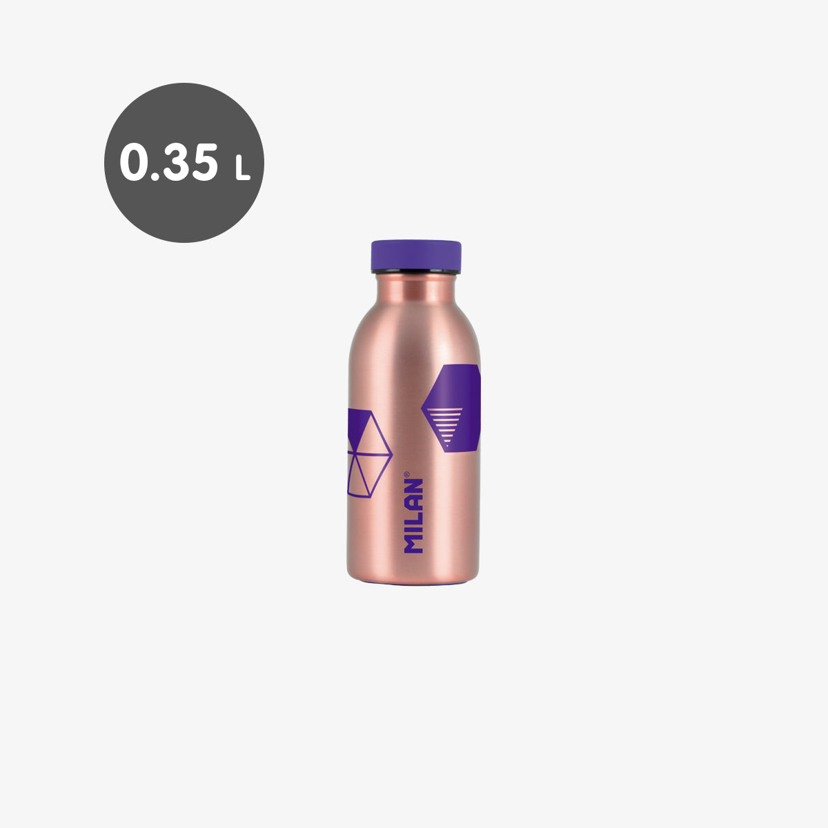 Botella isotérmica pequeña de 0,35 L, Copper