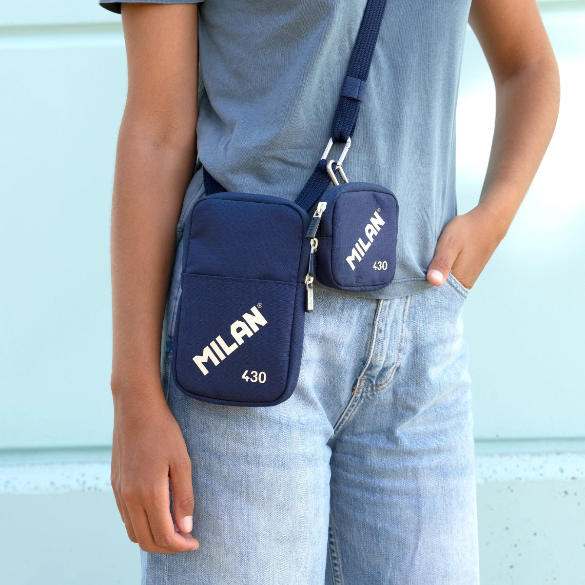 Bolso pequeño bandolera goma MILAN 430 since 1918