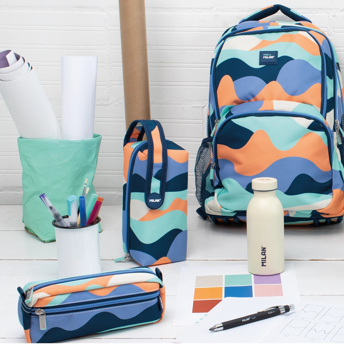 Estuche escolar portatodo ovalado, The Fun