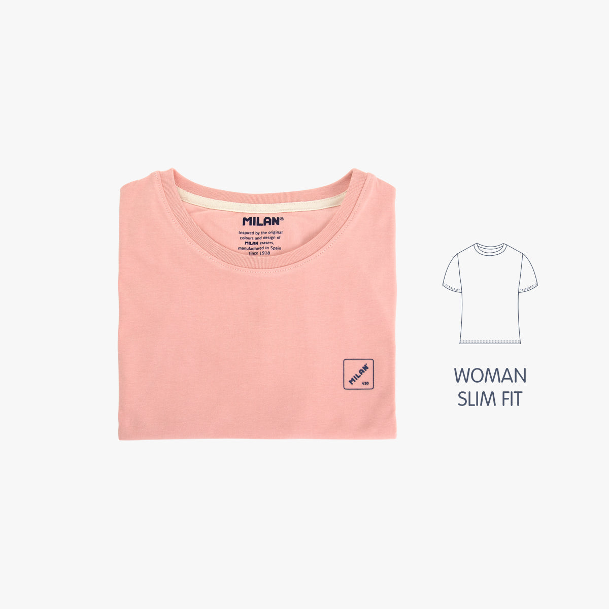 Camiseta mujer Slim Fit 430 since 1918, inspirada en las gomas de borrar MILAN