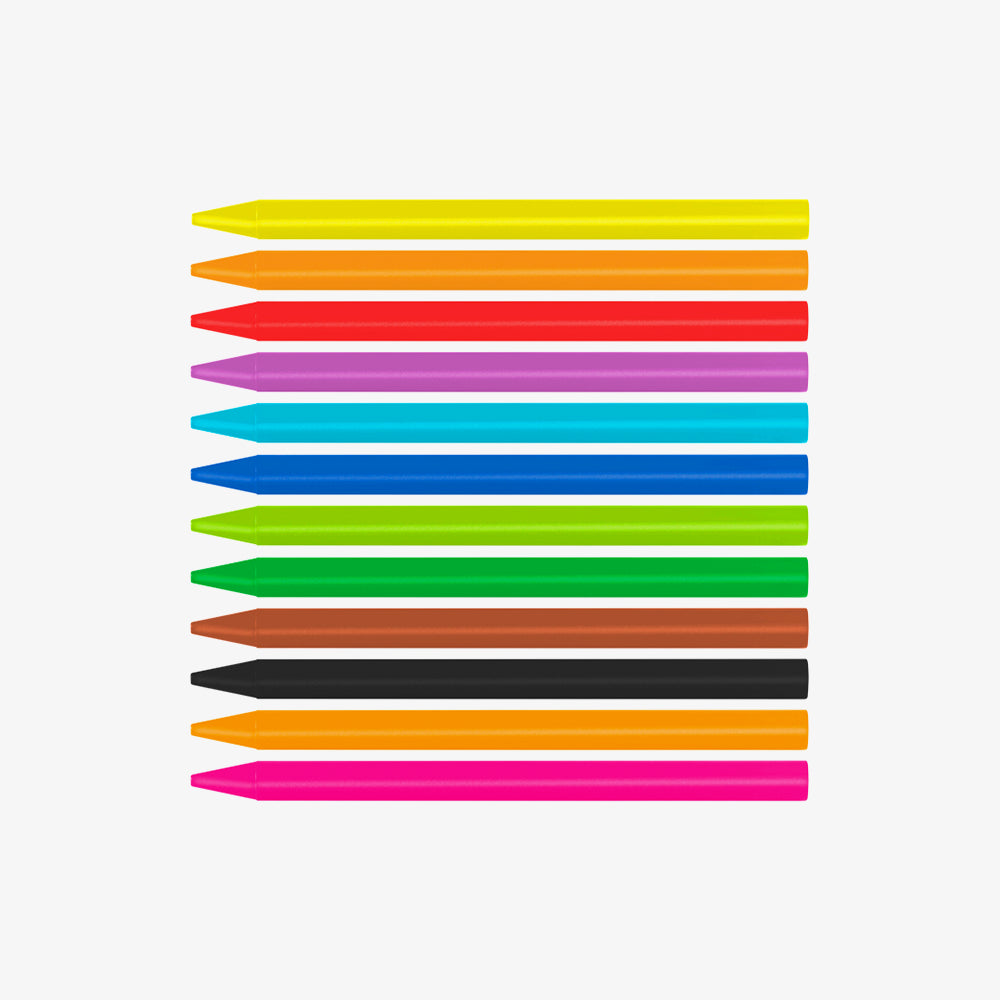 12 Plastipastel rodons