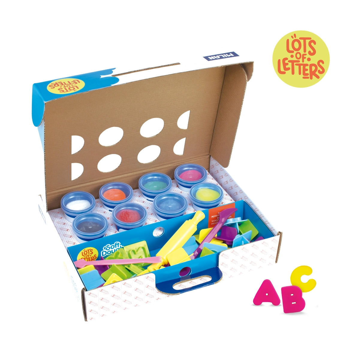 Kit Soft Doug de pasta tova amb eines 'Abecedari'
