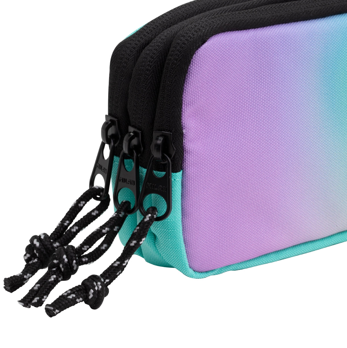 Estuche escolar con 3 cremalleras, Sunset