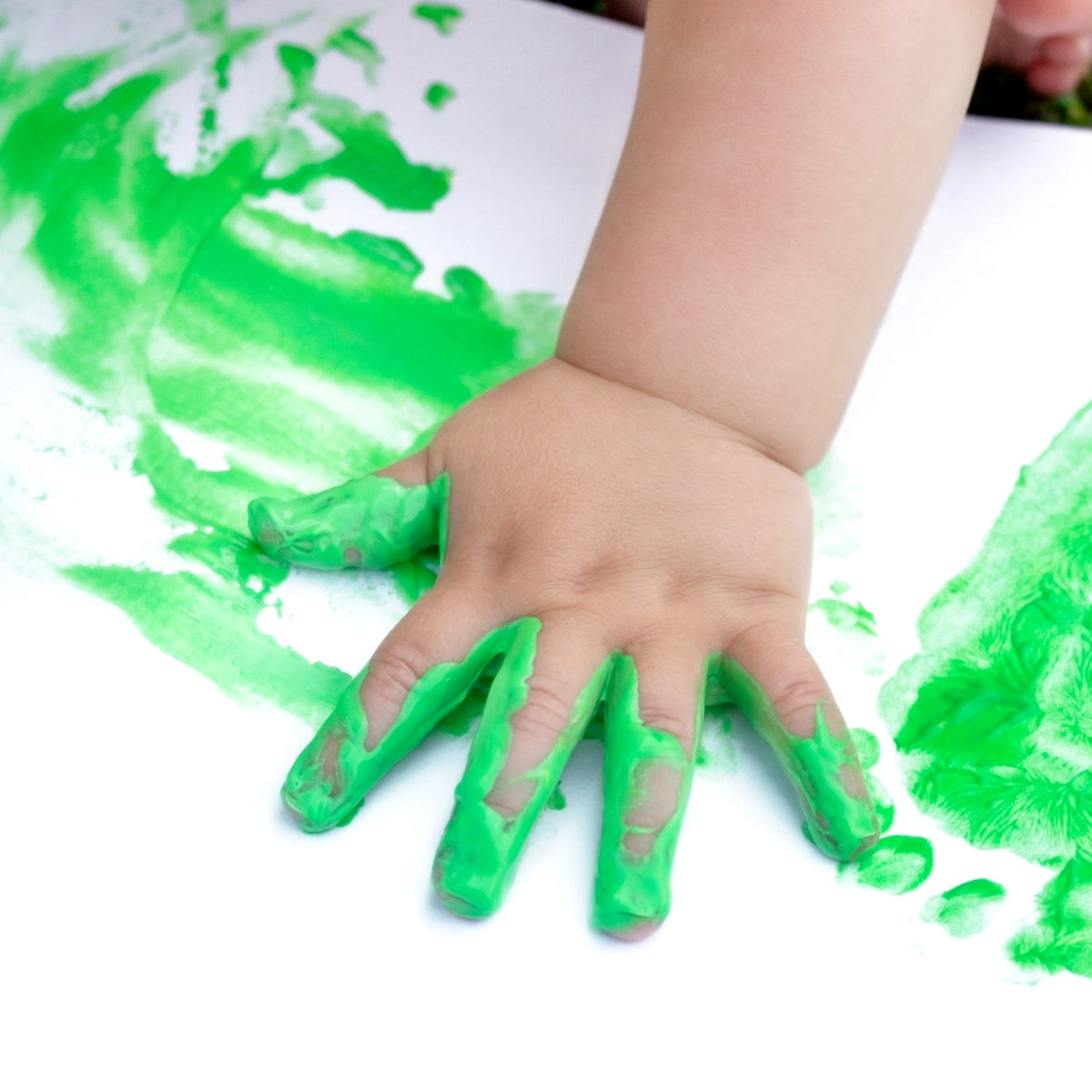 6 pinturas para dedos de colores (caja 6 tarros de 40 ml)