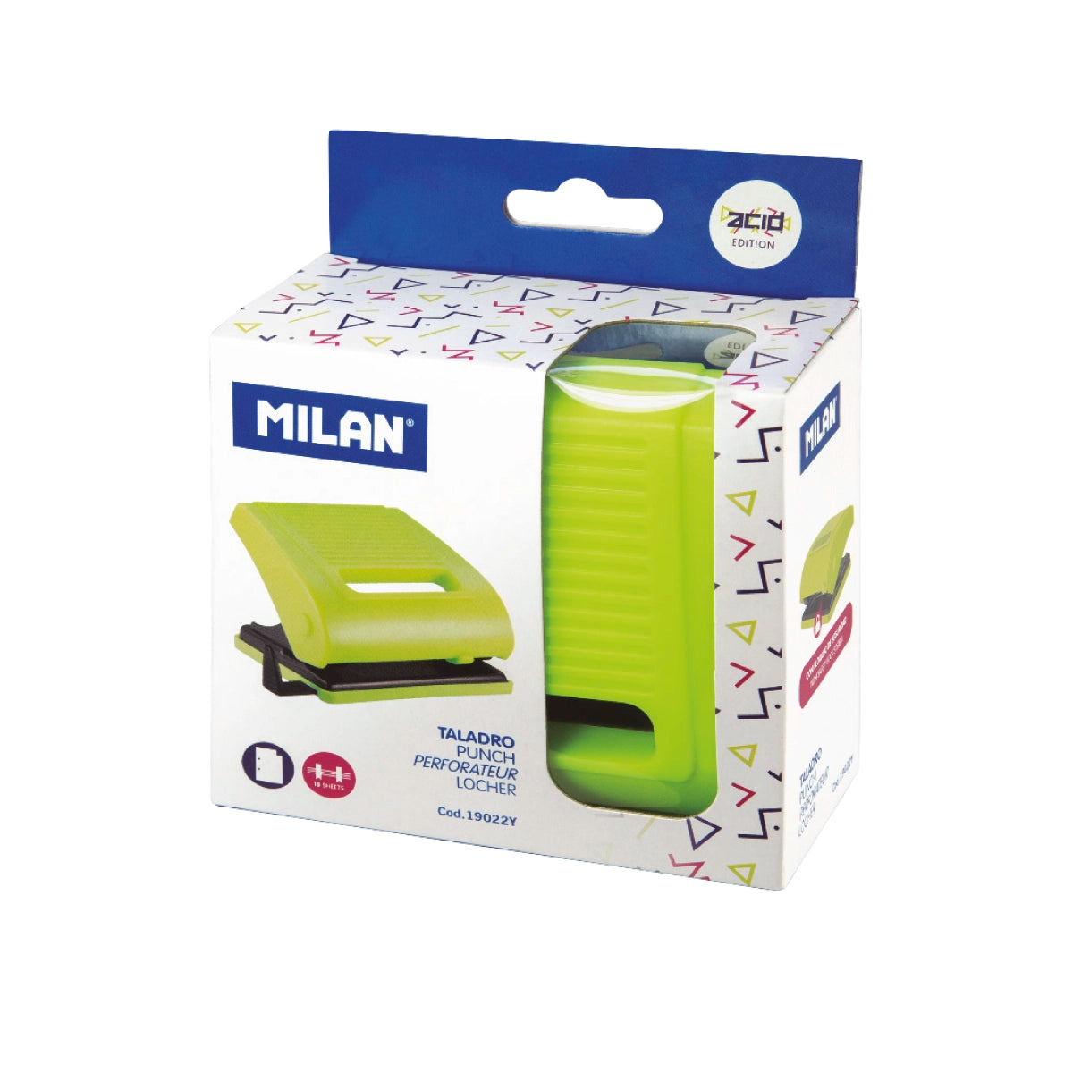 Taladro perforador para papel, Acid