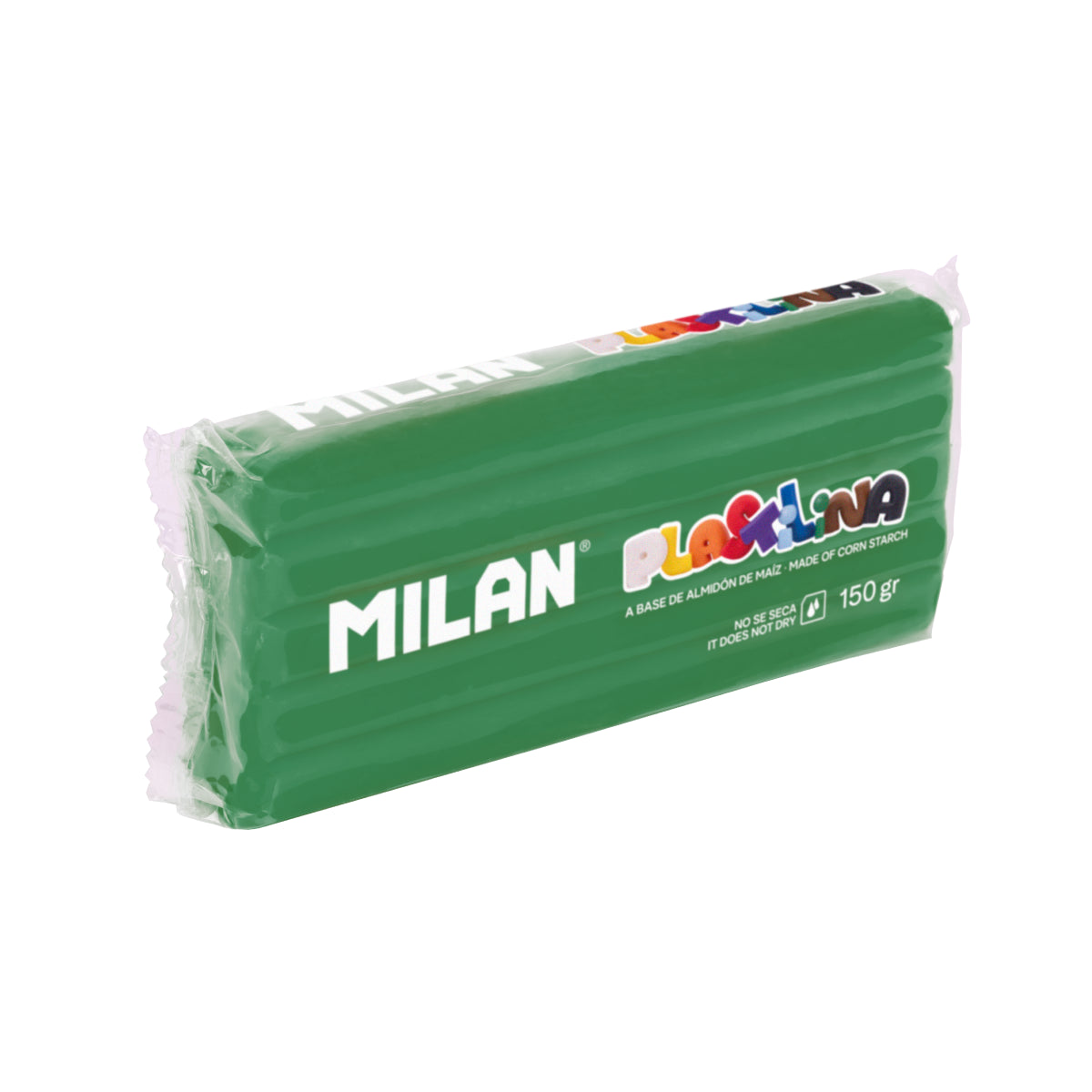 Barra 150 g plastilina color verde