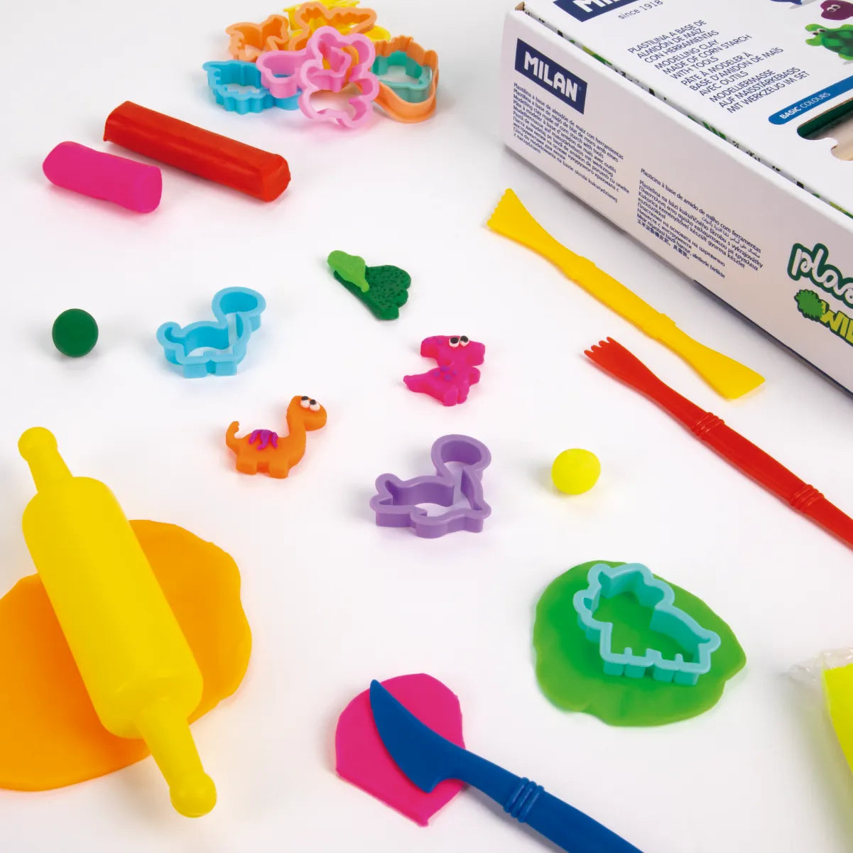 Kit de plastilina con moldes y herramientas 'Wild Life'