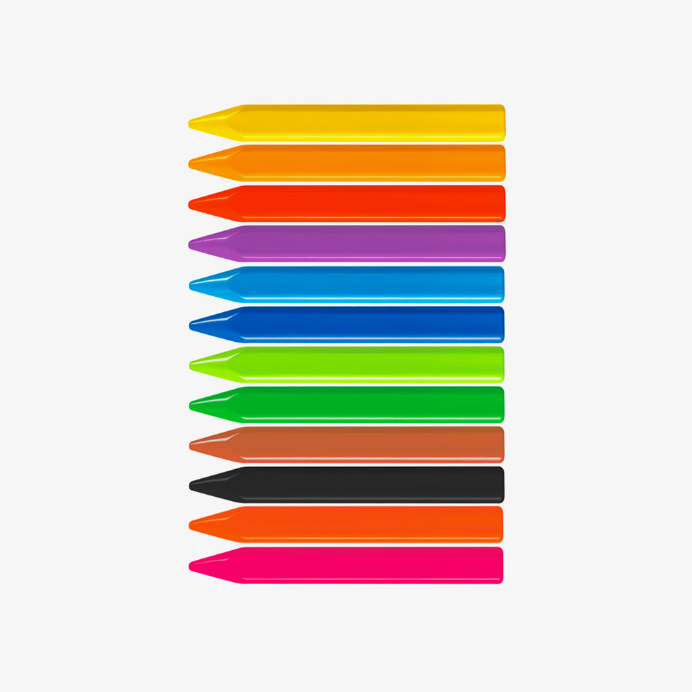 12 Plastipastel MAXI triangulars
