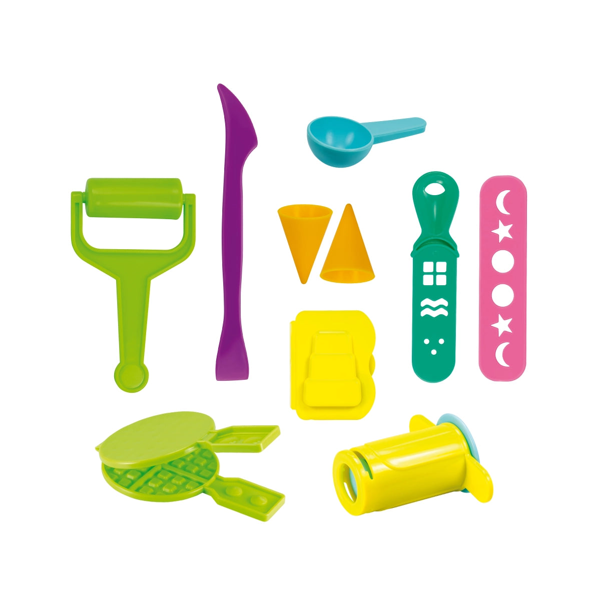 Kit Soft Dough de pasta blanda con herramientas 'Helados y gofres'