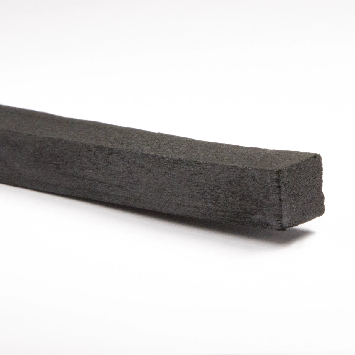 5 barretes de carbonet natural quadrat 10 x 10 mm