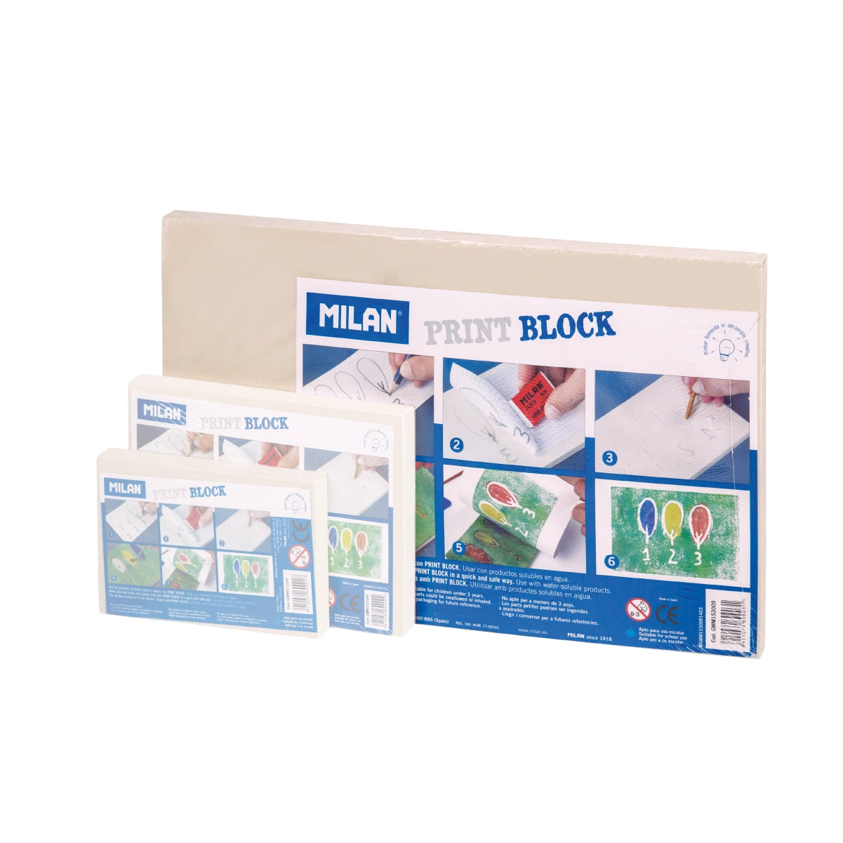 Plancha de grabado Print Block grande (15 x 30 x 0,9 cm)