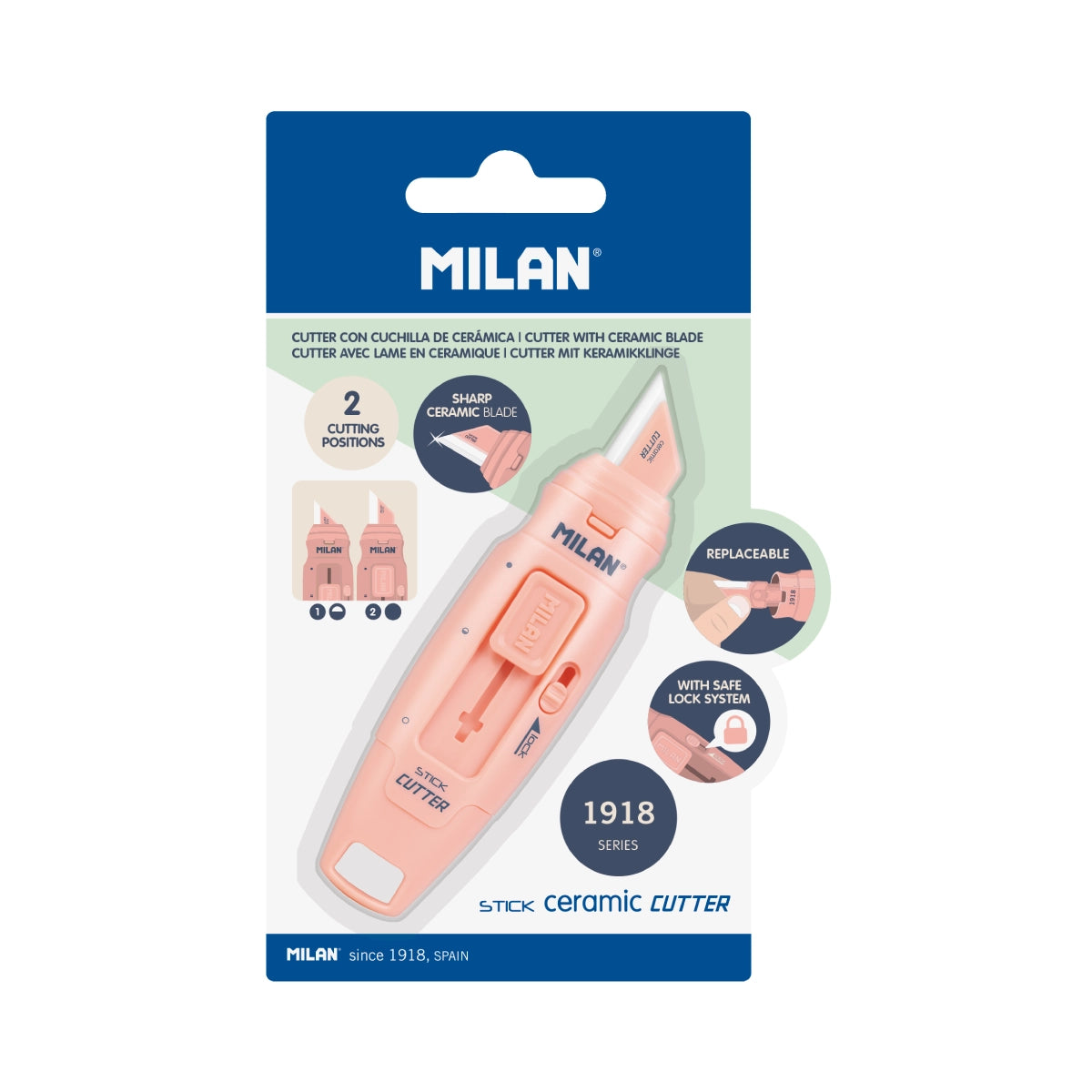 Cúter con hoja de cerámica, 430 since 1918