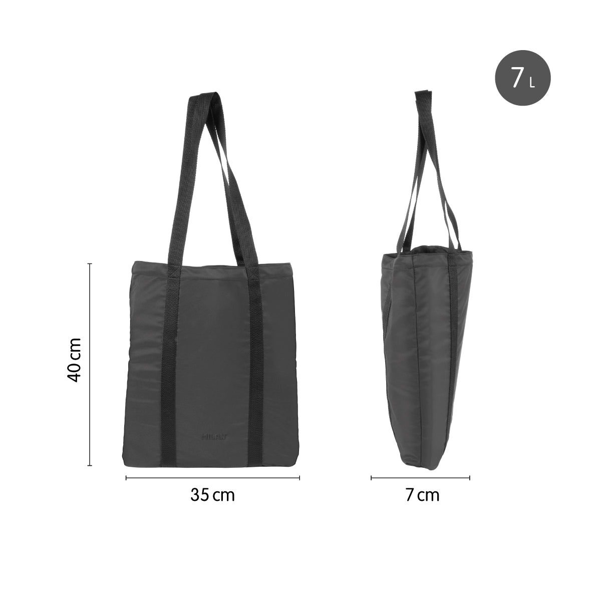 Bossa tote bag sère Shadow, negre
