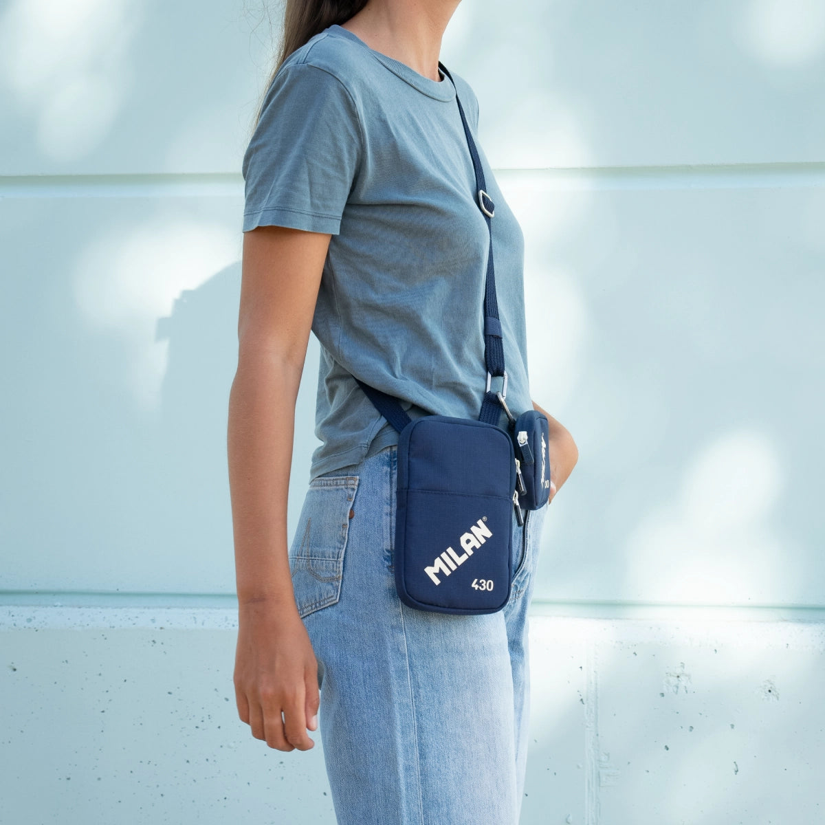 Bolso pequeño bandolera goma MILAN 430 since 1918