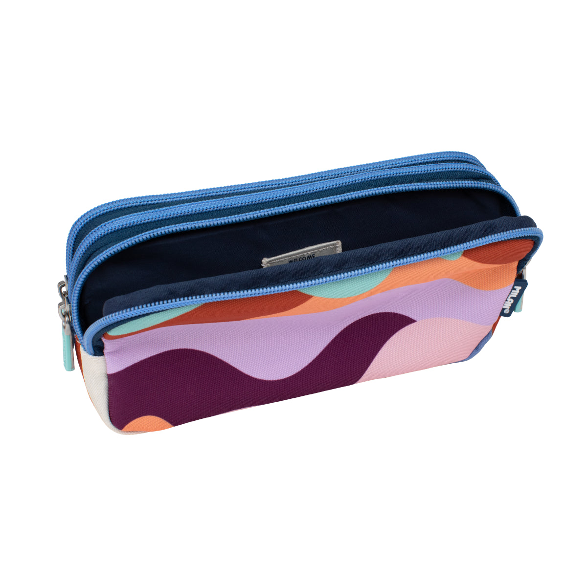 Estuche escolar portatodo de 3 cremalleras, The Fun
