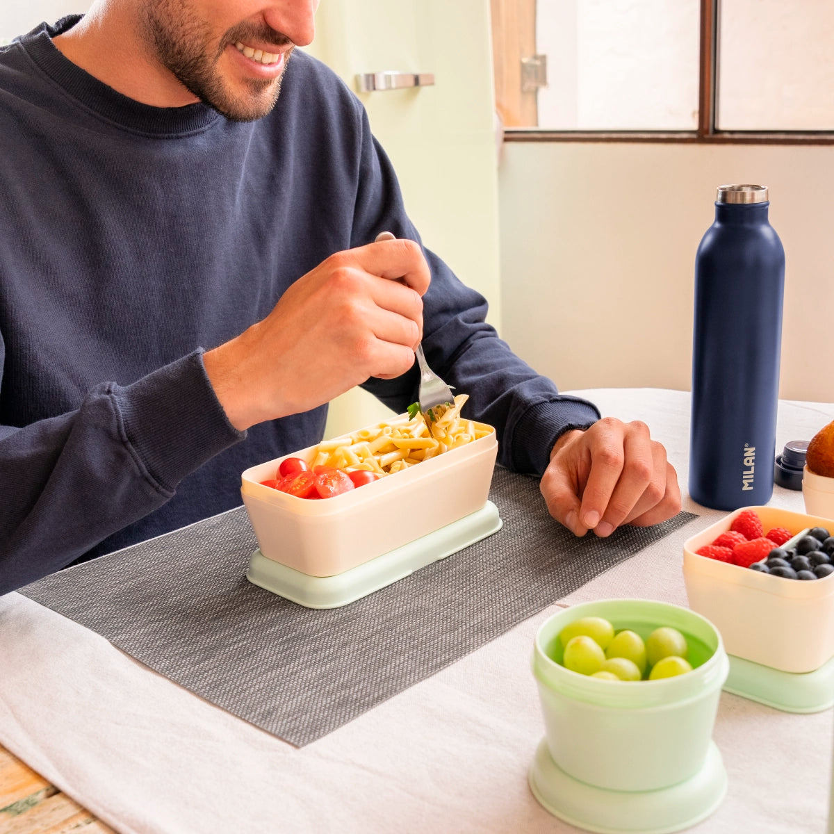 Fiambrera hermética redonda 0,25L, 430 since 1918