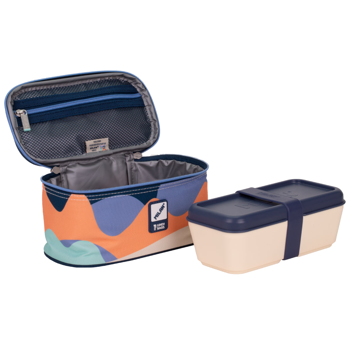 Bolsa isotérmica porta alimentos pequeña de 1,5 L con 1 recipiente, The Fun