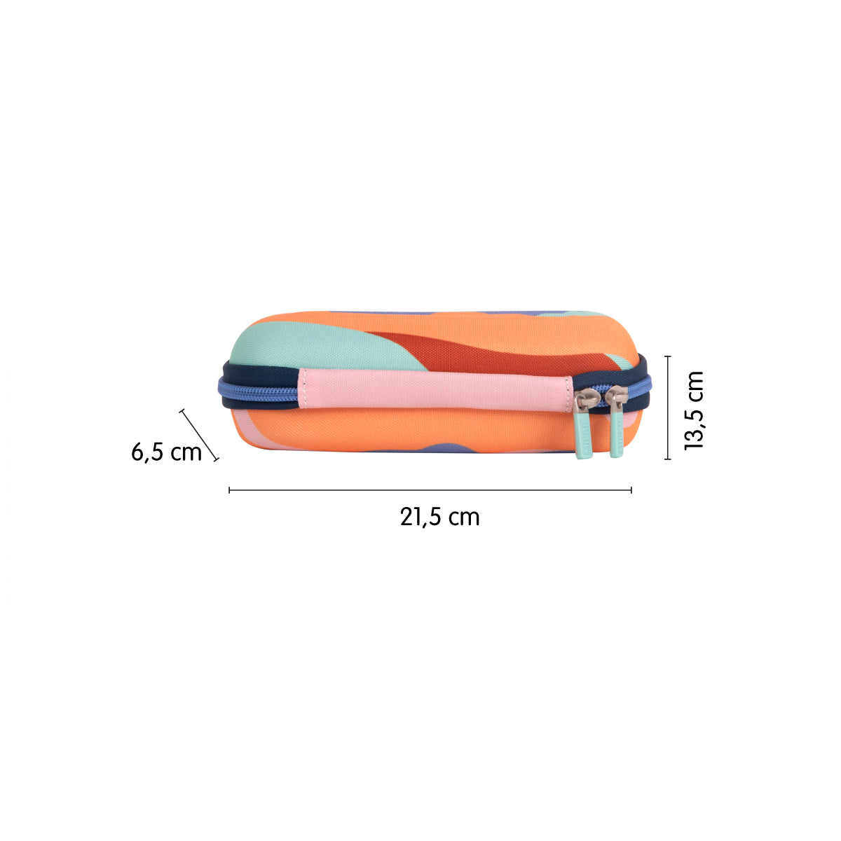 Kit de 2 estuches escolares semirrígidos con contenido, The Fun