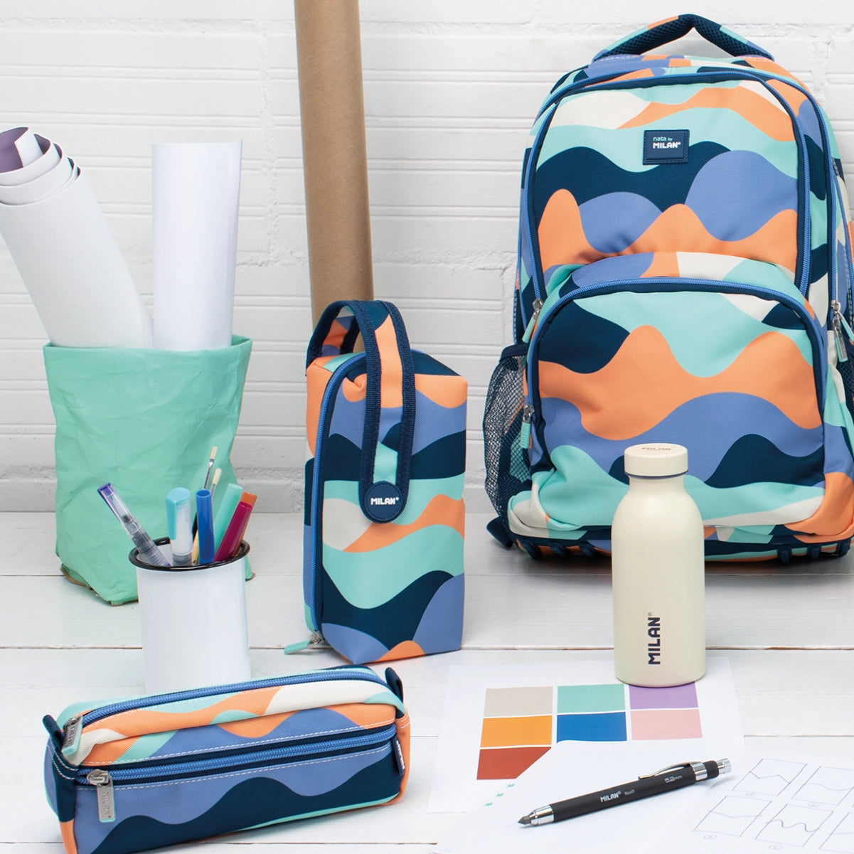 Bolsa isotérmica porta alimentos pequeña de 1,5 L con 1 recipiente, The Fun
