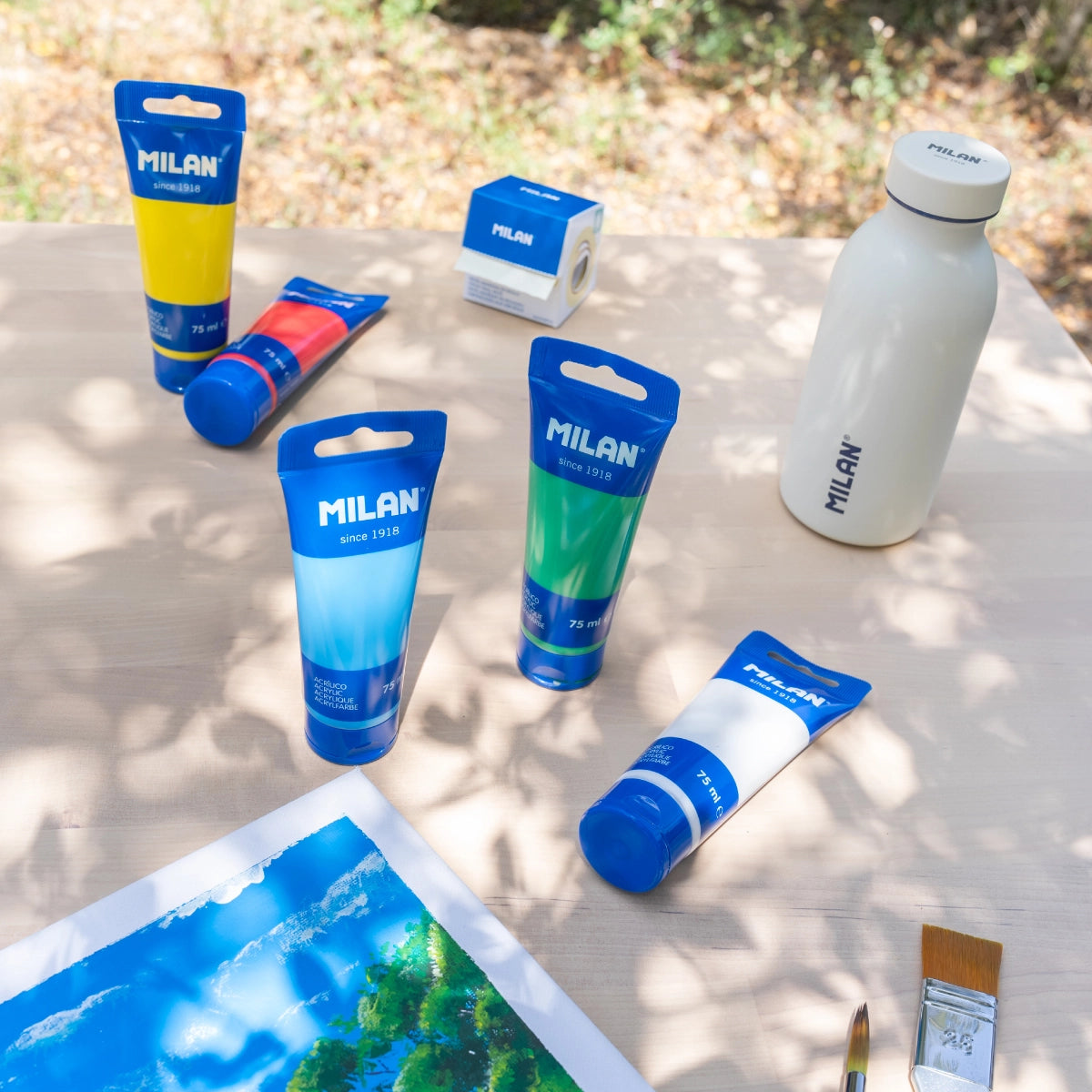 Pintura acrílica carmín Coral Red (75 ml)