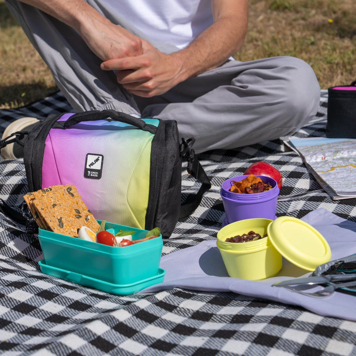 Bolsa isotérmica porta alimentos de gran capacidad 5 L, Sunset