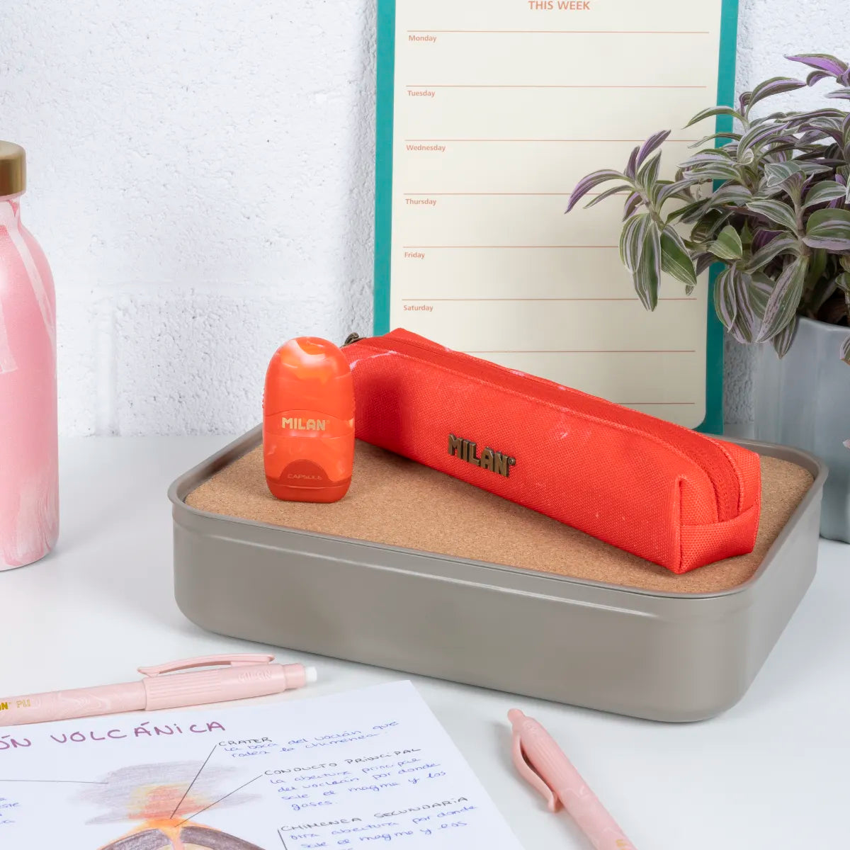 Estuche mini redondo, Lava
