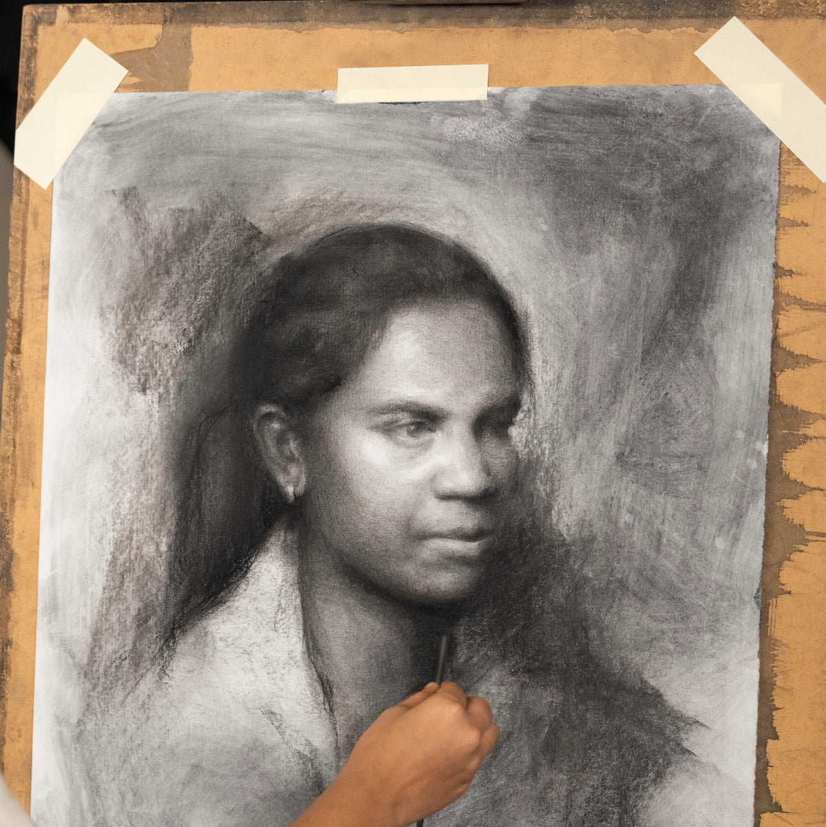 30 barritas de carboncillo natural cilíndrico Ø 6-8 mm