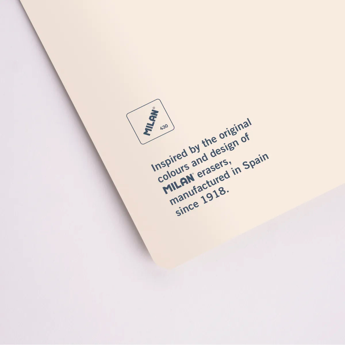 Libreta A5 encolada, 48 hojas blancas de 95 gr/m², 430 since 1918