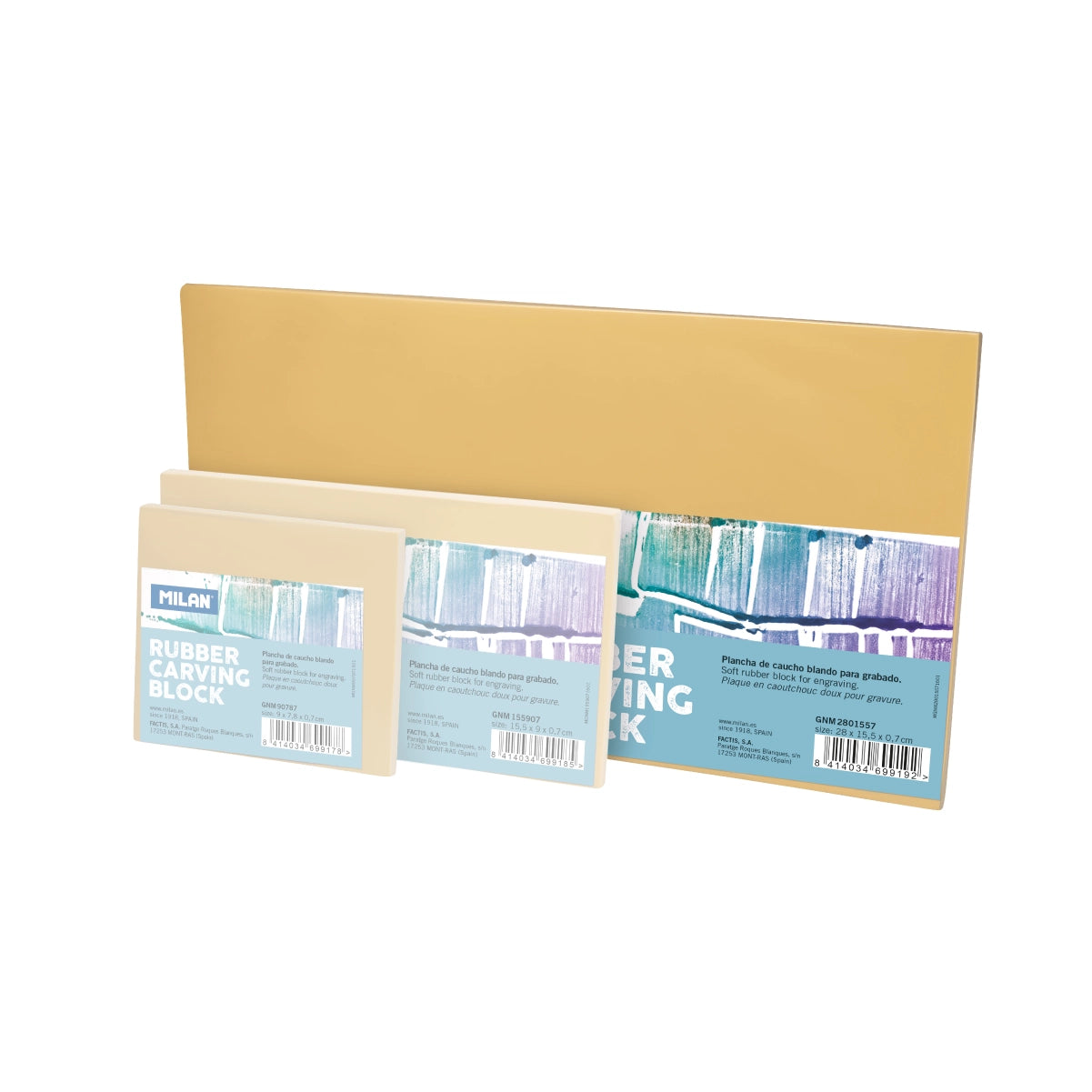 Planxa de gravat Rubber Carving Block gran (28 x 15,5 x 0,7 cm)