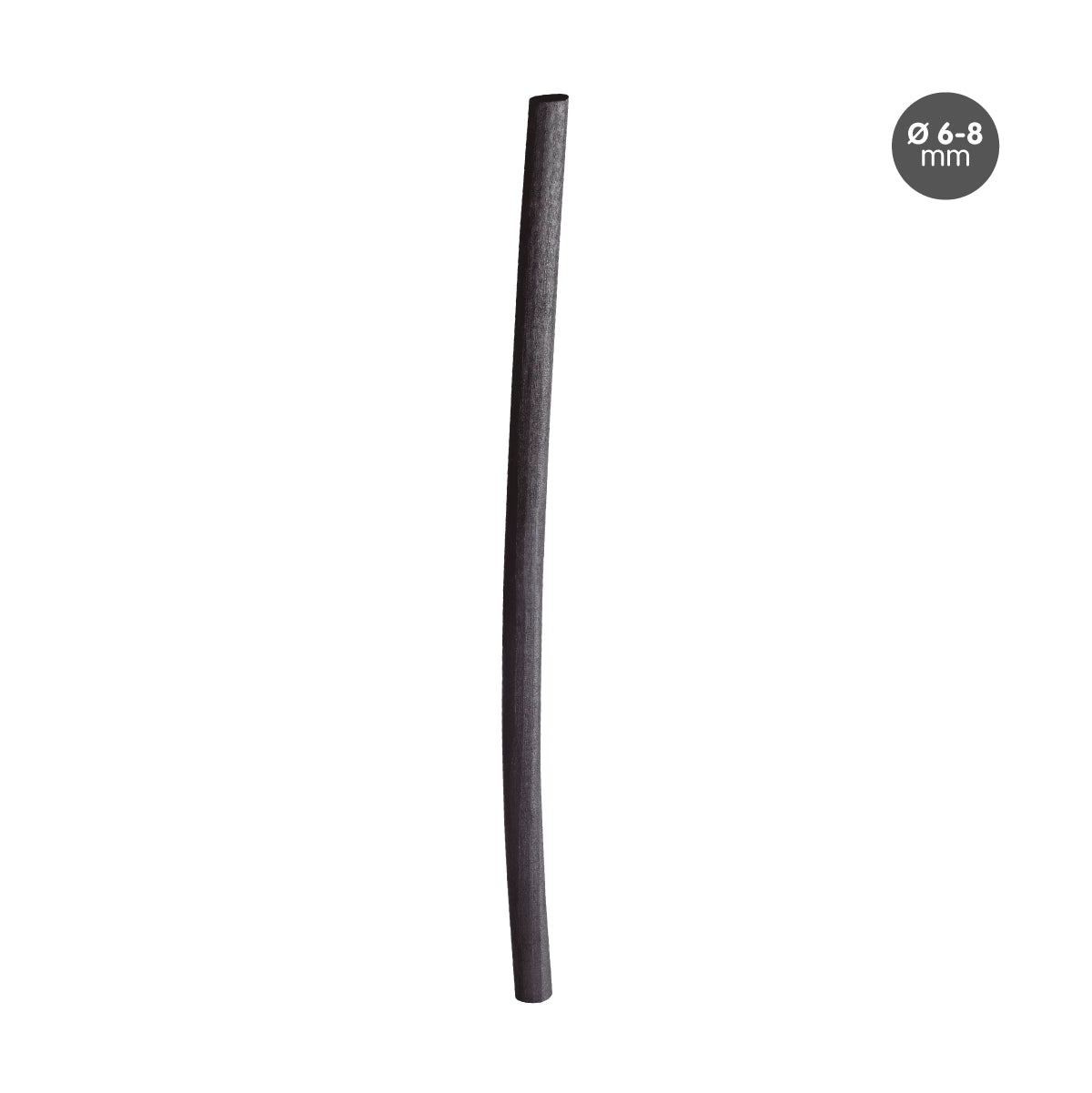 30 barretes de carbonet natural cilíndric Ø 6-8 mm