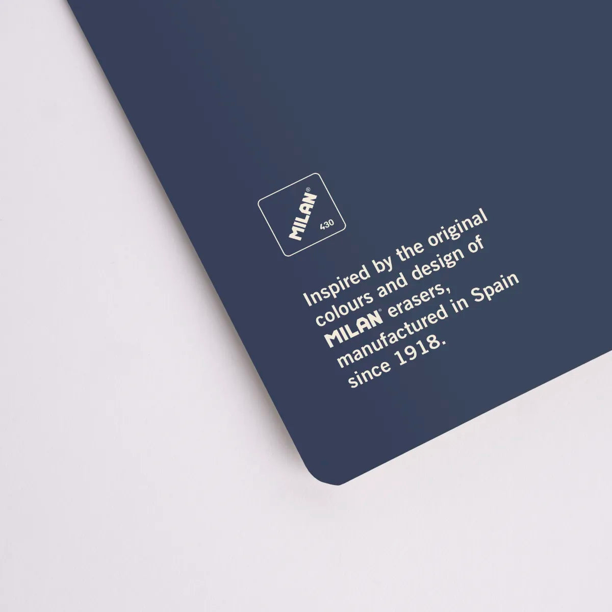 Libreta A5 encolada, 48 hojas blancas de 95 gr/m², 430 since 1918