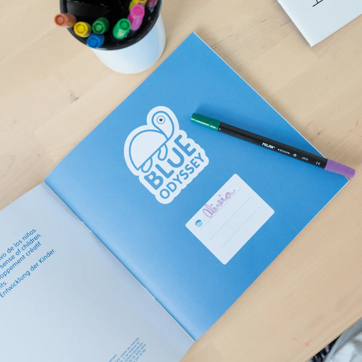 Quadern per pintar 'Blue odissey'